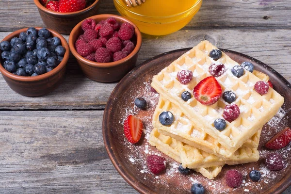 Ev yapımı Belçika waffle