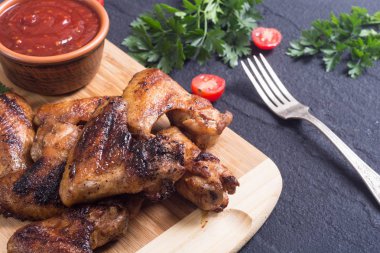 ızgara tavuk kanadı