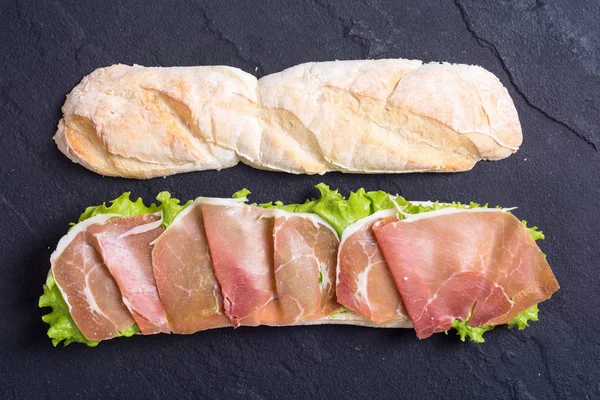 Sandwich con hamon — Foto de Stock