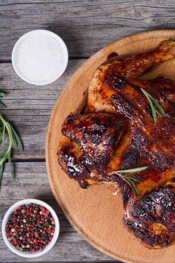 ızgara tavuk arka plan