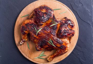 ızgara tavuk arka plan