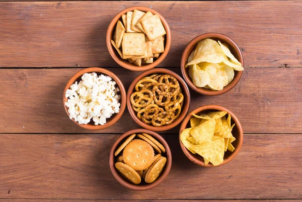 Mix of snacks — Stock Photo, Image