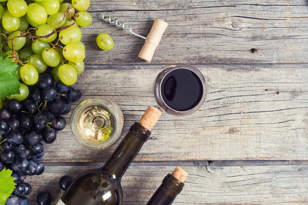 Red and white wine — Stock Photo, Image