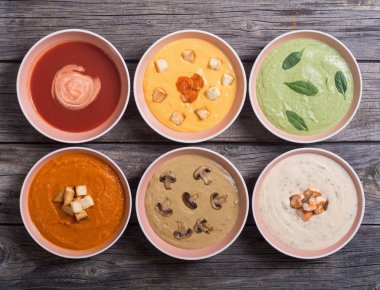 Krem çorbalar kümesi 