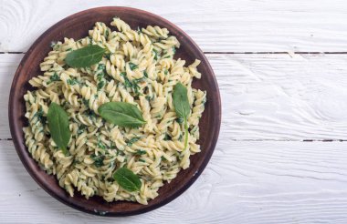 Bebeğim ıspanaklı makarna