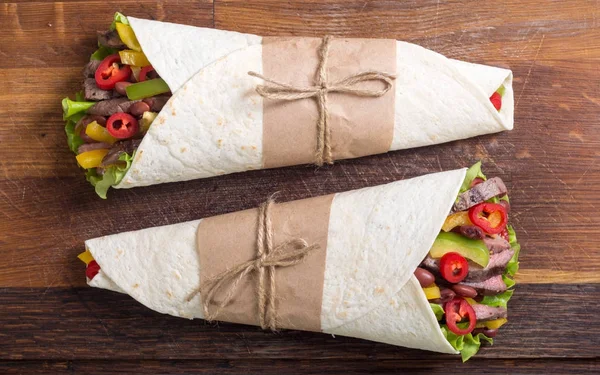 Burritos με βοδινό — Φωτογραφία Αρχείου