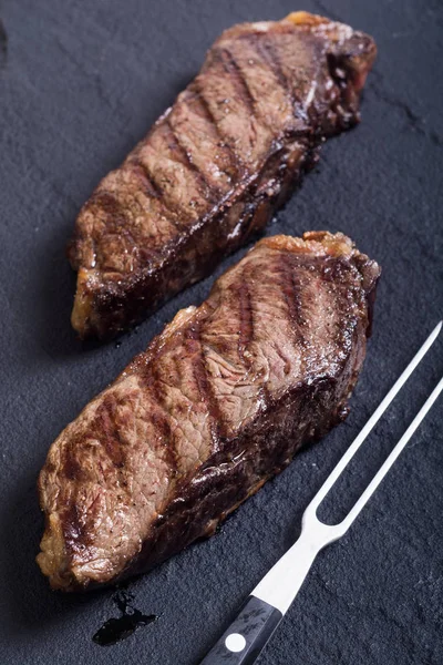 Grilovaný steak new york — Stock fotografie