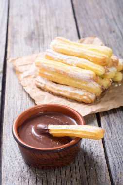 İspanyol ve Meksika tatlı churros