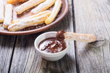 İspanyol ve Meksika tatlı churros