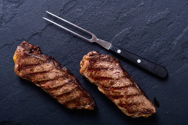 Gegrilltes New York Steak — Stockfoto