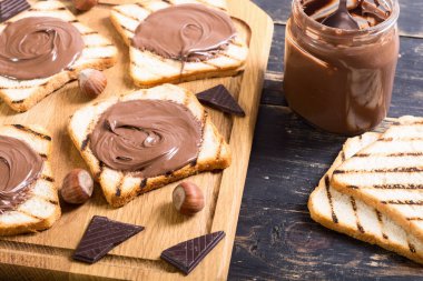 somun nuga krem sandviç