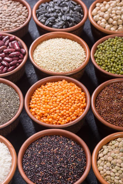 Hububat ve fasulye kase 