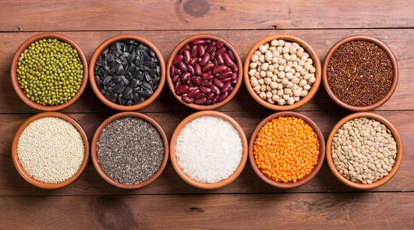 Hububat ve fasulye kase 