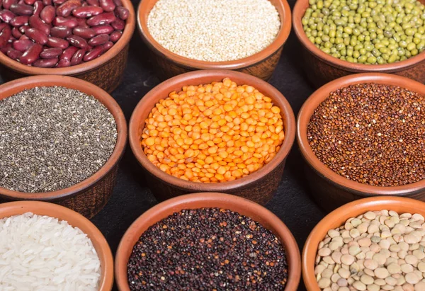 Hububat ve fasulye kase 