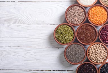 Hububat ve fasulye kase 