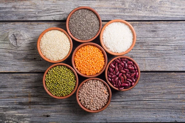 Hububat ve fasulye kase 