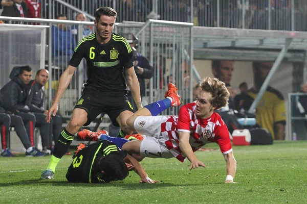 Voetbal of de voetbal wedstrijd — Stockfoto