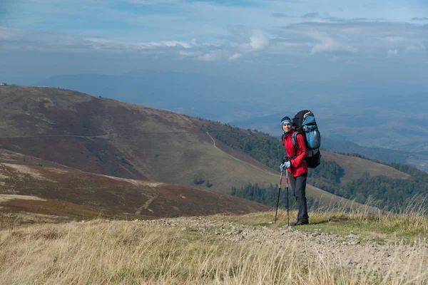 Sırt çantasında Dağları ile turizm