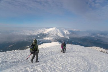 Kış Egirdir turist grubu
