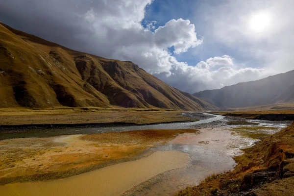 Valle del fiume Terek — Foto Stock