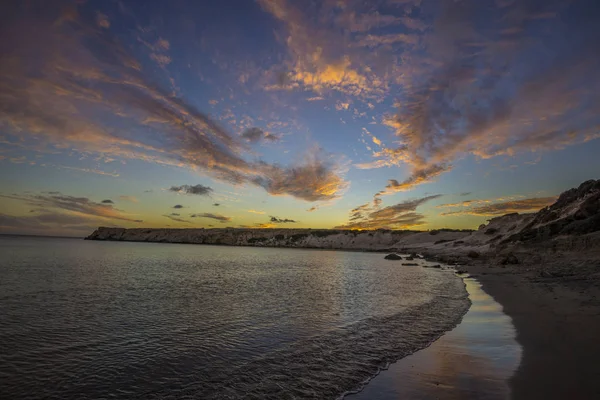 Puesta de sol en la playa de Lara —  Fotos de Stock