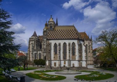 Kosice katedralde Saint Elisabeth'indi