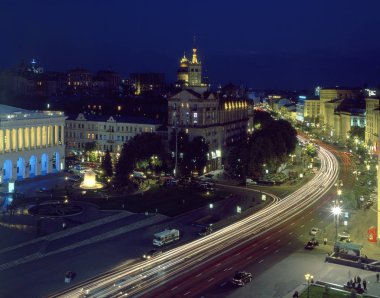 Işıklı Khreshchatyk sokak
