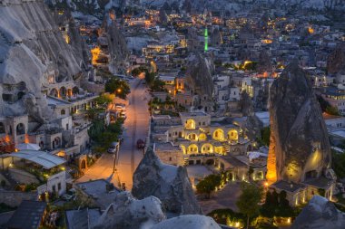 Göreme gece görünümü