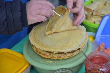 Krep doldurma - el yapımı