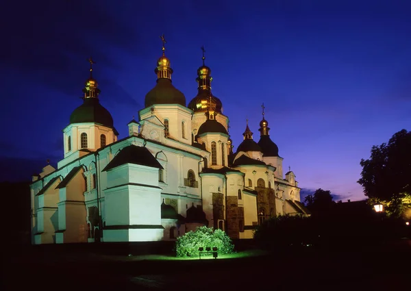 Abendblick auf die Kathedrale der Heiligen Sophia — Stockfoto