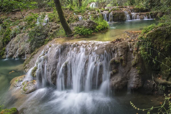 Landscape with waterfalls — Stock Photo, Image