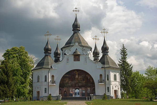 Beautiful old church in Berestechko Battle place — Stock Photo, Image