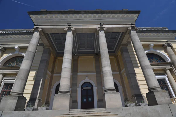 Scherbatova Palace in Nemyriv (Nemirov) - unusual angle Stock Picture