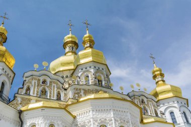 Kiev, Ukrayna - 15 Haziran 2018: Kiev Pechersk Lavra. Kiev Mağara Manastırı