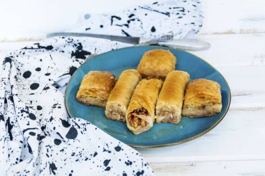 Geleneksel Türk Tatlısı Cevizli Baklava 