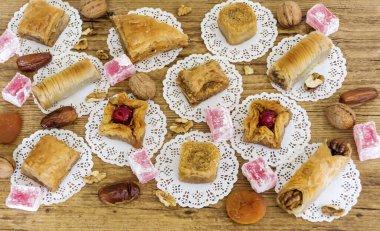 Geleneksel Türk Tatlısı Cevizli Baklava 