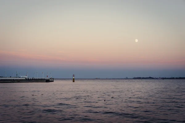 Mar Báltico por la noche — Foto de Stock