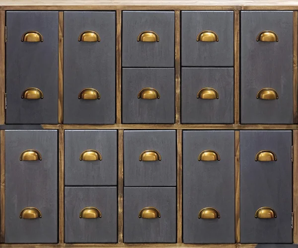 Vintage metal drawers — Stock Photo, Image