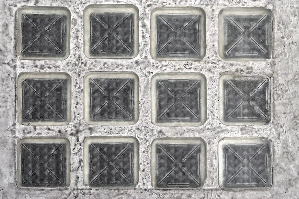 Glass blocks floor — Stock Photo, Image