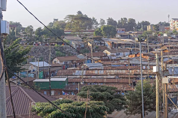 Kibera 빈민 굴 나이로비 — 스톡 사진