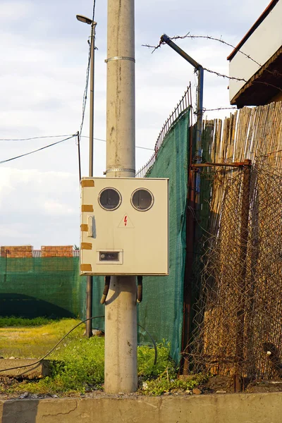 Elektrische meterkast — Stockfoto