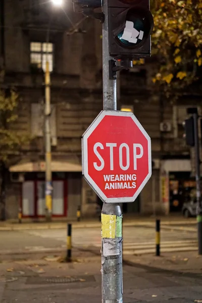 Stop met het dragen van dieren — Stockfoto