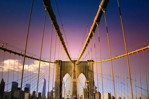 Brooklyn Bridge in NYC — Stock Photo, Image