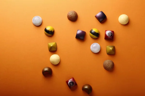 Assortment of chocolate candy — Stock Photo, Image