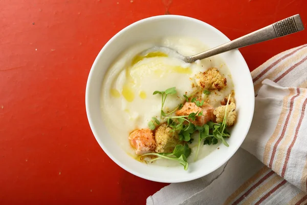 グルメのクリーム スープ — ストック写真