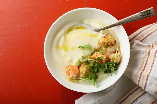 Gourmet cream soup — Stock Image Gourmet cream soup Royalty Free Stock Photos