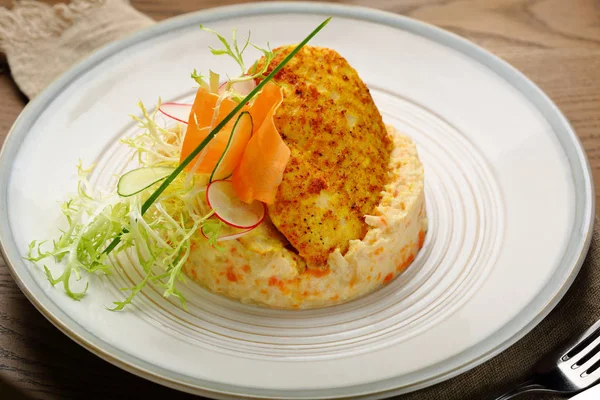 Pollo con verduras guisadas — Foto de Stock