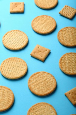 Mavi gevrek kraker çerezleri