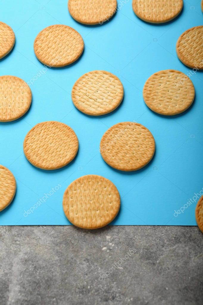 Crunchy crackers cookies — Stock Photo © olhaafanasieva #175092316 Crunchy crackers cookies