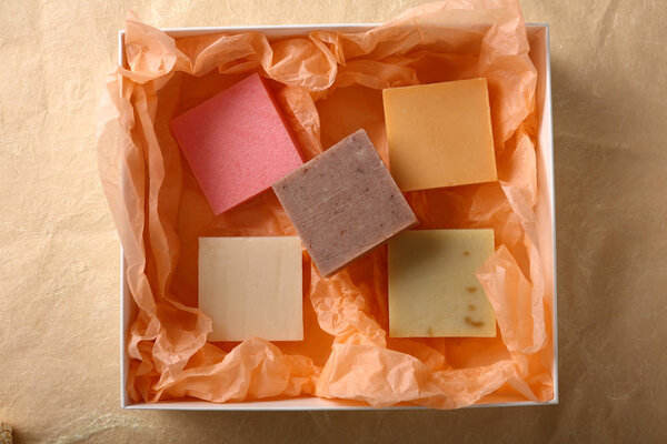 Set of natural soaps